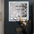 thumbnail image 2 of Espejo de pared Wocred Rustic Farmhouse blanco 30 x 30 cm (2 unidades), 2 of 7