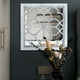 thumbnail image 2 of Espejo de pared Wocred Rustic Farmhouse blanco 30 x 30 cm (2 unidades), 2 of 7