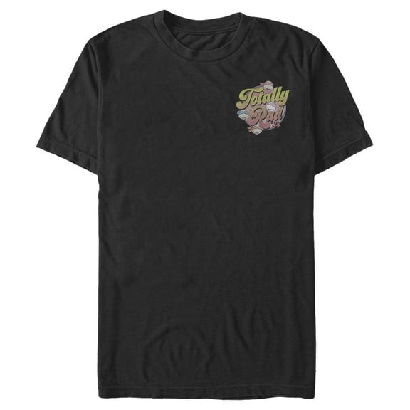 Men's Teenage Mutant Ninja Turtles Totally Rad '84 Graphic Tee Black Small