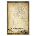 thumbnail image 3 of Columbiaville Vintage Map Prints Canvas, Michigan Map Art Canvas, Canvas, Columbiaville Map City style vintage Canvas , Canvas Wall Art, Street Map Artwork Canvas, 3 of 6