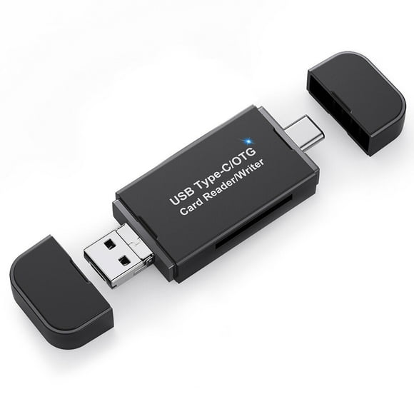 Card Reader Memory Adapter USB Splitter Computer 3.0 Stick Supplies High Efficiency Long-lasting Craftsmanship Household 2 in 1 USB 3.0