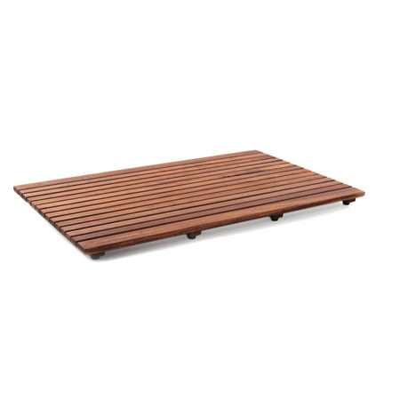Teak Shower Accessories - Nordic Style Oiled Teak Shower Mat 31.4