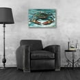 thumbnail image 3 of Epic Art 'Blue Palette Crab II' by Carolee Vitaletti, Acrylic Glass Wall Art, 24"x16", 3 of 3