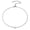 D, variant on Women's Silver Chain Bracelets, Letter K Initial Heart Charm Jewelry for Girlfriend or Daughter