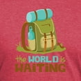 thumbnail image 3 of CafePress - The World Is Waiting T Shirt - Mens Tri-blend T-Shirt, 3 of 4