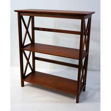 Ltd  Montego 3 tier Bookcase  Walnut