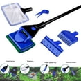 thumbnail image 1 of Neinkie Aquarium Fish Tank Clean Kit, Aquarium Glass Cleaner & Algae Scrapers 5 in 1 Aquarium Cleaner Tool Kit Fish Net + Gravel Rake +Plant Fork + Scraper + Sponge Brush Clean, 1 of 7