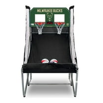 Pop-A-Shot Milwaukee Bucks Home Dual Shot Basketball Game