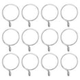 thumbnail image 2 of Stainless Steel Curtain Rings for Bedroom and Bathroom with High Load Capacity 36 Pieces Silver, 2 of 8
