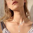 thumbnail image 3 of Collier Pendentif Mode Faux Perle Décor Charme Collier Chaîne Collier, 3 of 10