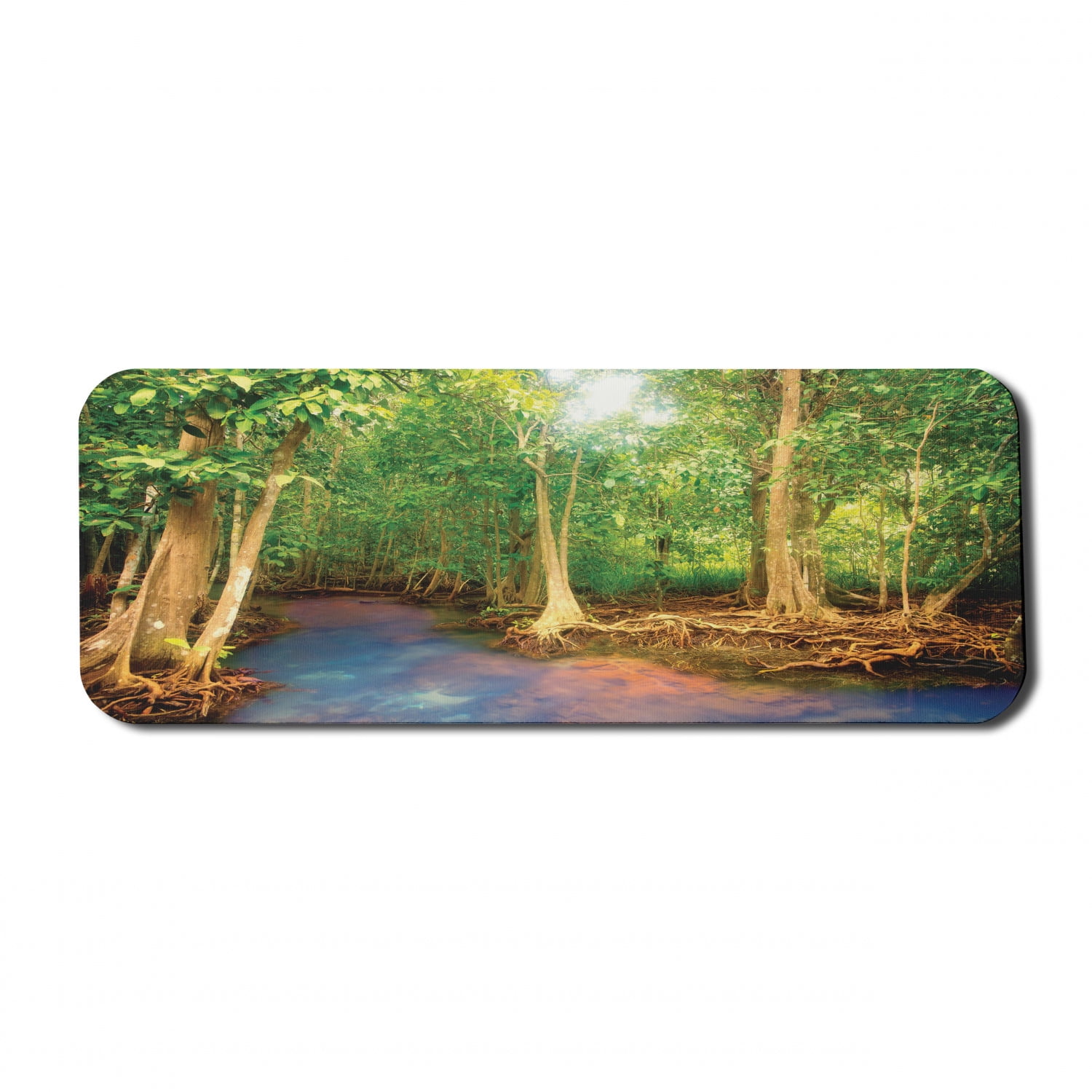 Rainforest Computer Mouse Pad, Roots of Mangrove Trees Turquoise Creek ...