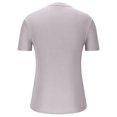 thumbnail image 2 of Men V Neck T Shirts Under Shirt for Men Men's Casual Rib Knit Short Sleeve T Shirts Crew Neck T-Shirt Solid Tee Tops Lightweight Confortable Muscle Tee Blouse, 2 of 5