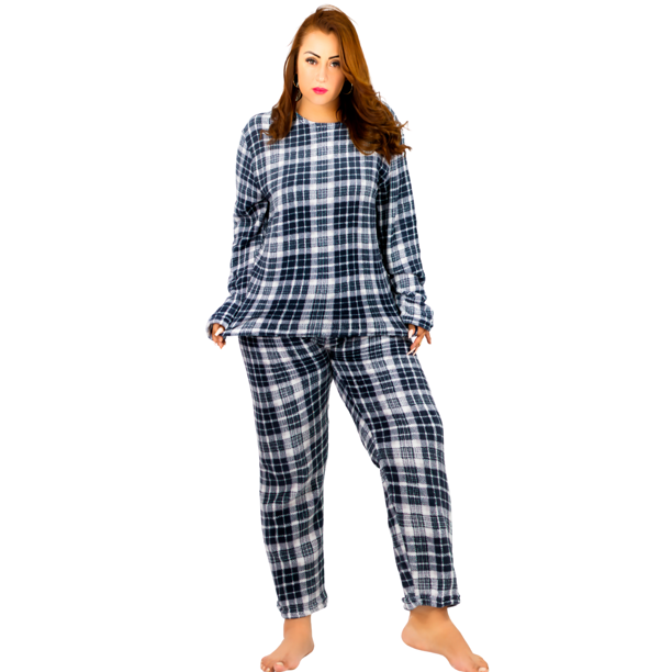 Pijama Afelpada Mujer Polar Pantalón Sudadera Unitalla