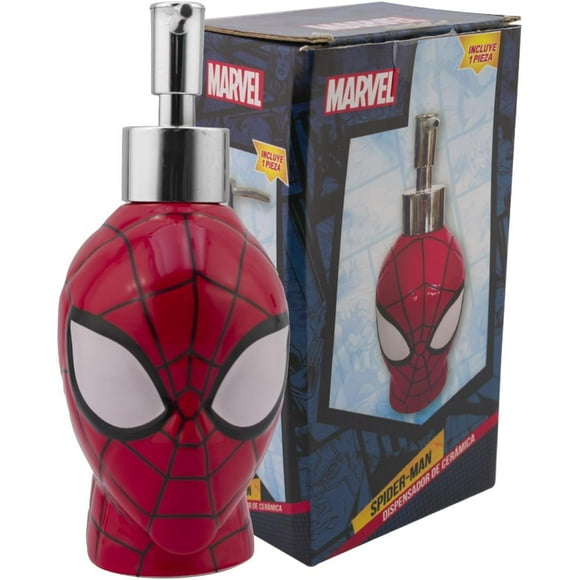 Dispensador de Cerámica Ambient 21 para Jabón Líquido Recargable Spider Man 335 Ml