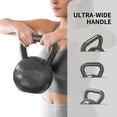 thumbnail image 5 of PROIRON Cast Iron Kettlebell 25Lb, Single, 5 of 7