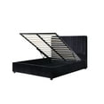thumbnail image 2 of Queen Platform Bed with Lift Storage, Black, 2 of 3