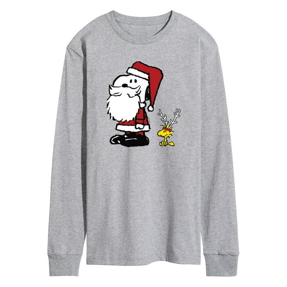 Peanuts - Christmas - Santa Snoopy - Men's Long Sleeve T-Shirt