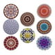 thumbnail image 1 of Posavasos redondos de cerámica absorbente para cocina, 6/8 unidades, con soporte para decoración de mesa de comedor 8 piezas, 1 of 9