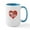 White/Blue Inside, variant on CafePress - Mineticks Large Mug - 15 oz Ceramic Large White Novelty Mug