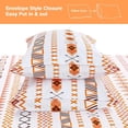 thumbnail image 3 of Floral Printed Sheet Set King Soft Microfiber Botanical Bed Sheets Extra Deep Pocket Pieces, 3 of 6