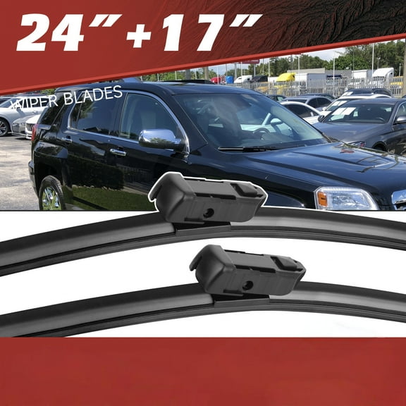 MODIGT Windshield Wiper Blades Top Lock 24" 17" for Chevrolet Equinox 2010-2017
