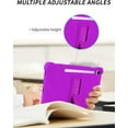 thumbnail image 3 of elitegadget Case for Samsung Galaxy Tab S10 Lite 10.9" / Galaxy Tab S10 FE 10.9" - Lightweight Silicone Stand Cover Case (Purple), 3 of 5