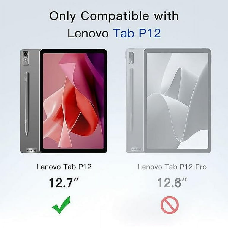 JETech Case for Lenovo Tab P12 12.7-Inch (2023 Model, TB370FU