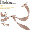 thumbnail image 6 of Original Slim Milanese Loop Compatible with Apple Watch Band for Women 38mm 40mm 41mm 42mm 44mm 45mm 46mm 49mm, Stainless Steel Magnetic Mesh Strap for iWatch Series 11 10 9 8 7 6 5 4,SE 3 2 Ultra3 2, 6 of 10