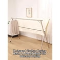 thumbnail image 4 of Drying Rack, Metal Drying Rack, Heavy Duty Folding Drying Rack For Home And Outdoor Use, Retractable Large Capacity Drying Rack With Stable X-frame Construction, Metal Laundry Drying Rack, 4 of 4