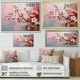 thumbnail image 4 of Designart "Cherry Tree Bloom in White and Pink IV" Floral Framed Wall Art Decor - Traditional Pink Cherry Entryway Framed Wall Art, 4 of 6
