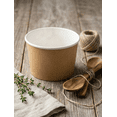 thumbnail image 5 of 8oz PLA ( Kraft ) Paper Soup Bowl ( 100% Compostable ) 1000unit/ Pack, 5 of 5