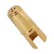 thumbnail image 2 of Cubierta para boquilla de clarinete tapa protectora para boquilla de saxofón Amplia aplicación Color dorado Buena protección para tocar Crtynell Otros, 2 of 8
