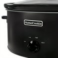 thumbnail image 2 of Magnifique 8-Quart Oval Manual Slow Cooker | 3 Cooking Modes (Low/High/Warm) | 370W, Glass Lid, Ceramic & Metal Construction | US Plug for Home Cooking, 2 of 11