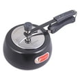thumbnail image 3 of Wonderchef Taurus Aluminum Inner Lid Pressure Cooker, 3 Quarts, Black, 3 of 7