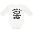 thumbnail image 3 of Inktastic Handpicked for Earth by My Mawmaw in Heaven with Angel Wings Boys or Girls Long Sleeve Baby Bodysuit, 3 of 5
