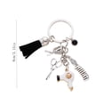 thumbnail image 6 of 4Pcs Hairdryer Keychain Under $5! Yannianjz Hair Stylist Keychain, Barber Tool Keyring with Hair Dryer Scissors Comb, Gift for Hairstylists, Salon Professionals, Beauticians, 6 of 9