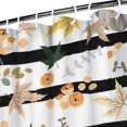 thumbnail image 3 of Fall Pumpkins and Leaves Pattern Shower Curtain 84"x72" ,Bathroom Decorative Shower Curtains Set with 12 Hooks,Modern Waterproof Washable Shower Curtain, 3 of 6