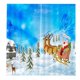 thumbnail image 5 of Tratamientos de Ventana Macarena 2 Piezas Moderno Impreso Árbol de Navidad, 5 of 6