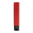 thumbnail image 1 of 21mm Extended Length Wheel Nut Socket - 1/2 Inch Drive, Red Nylon Sleeve for Hub Scratch Protection, Heavy-Duty Chrome-Moly Steel Construction, Anti-Scratch Tire Lug Wrench Accessory, 1 of 6