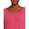 thumbnail image 2 of Terra & Sky Plus Size Sweetheart Rib Top, 2-Pack, 2 of 5