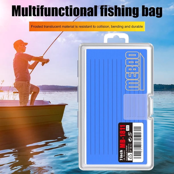 Caja de aparejos de pesca de plástico portátil Caja de almacenamiento de gancho de señuelo de cebo multifuncional Barbie Nuevos Originales