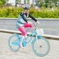 thumbnail image 2 of Costway 20" Kids Bike with Height Adjustable Handlebar & Seat Hand Brake & Coaster Brake Blue, 2 of 10