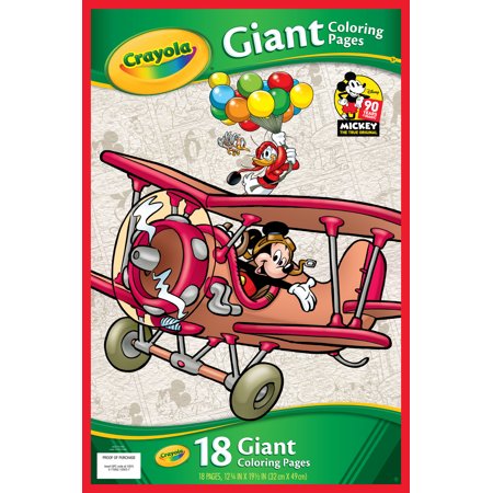 Download Crayola Giant Coloring Pages, Mickey's 90th Anniversary - Walmart.com