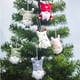 thumbnail image 4 of De Lana De Navidad Linda Muñeca Sin Rostro Gnomo Muñeco De Peluche Decoración Colgante Hecho A Mano Adorno De Árbol De Navidad 3 Piezas Sweethay HA040441-01, 4 of 6