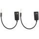 thumbnail image 1 of 2piezas 3.5mm Divisor de Audio Estereo Macho A Auricular Adaptador de Microfono + Auriculares Parejas Giran Conector, 1 of 5