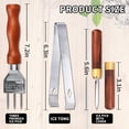 thumbnail image 2 of Pick Ice Pick SuperWare de acero inoxidable con mango de madera, paquete de 3, 2 of 6