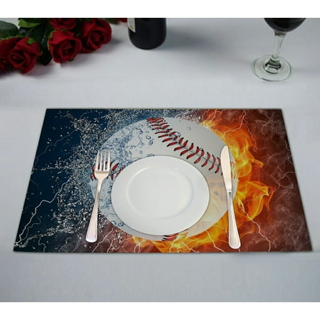 

GCKG Baseball Placemat 12x18 inches Set of 2