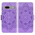 thumbnail image 4 of Asuwish Compatible with Google Pixel 7A 5G 2023 Wallet Case Lanyard Leather Flip Card Holder Stand Wrist Strap Cell Phone Cover for Pixel7A A7 Women Men Purple, 4 of 8