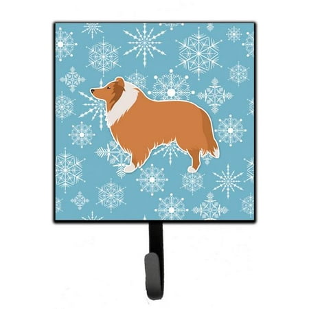 

Winter Snowflake Collie Leash or Key Holder
