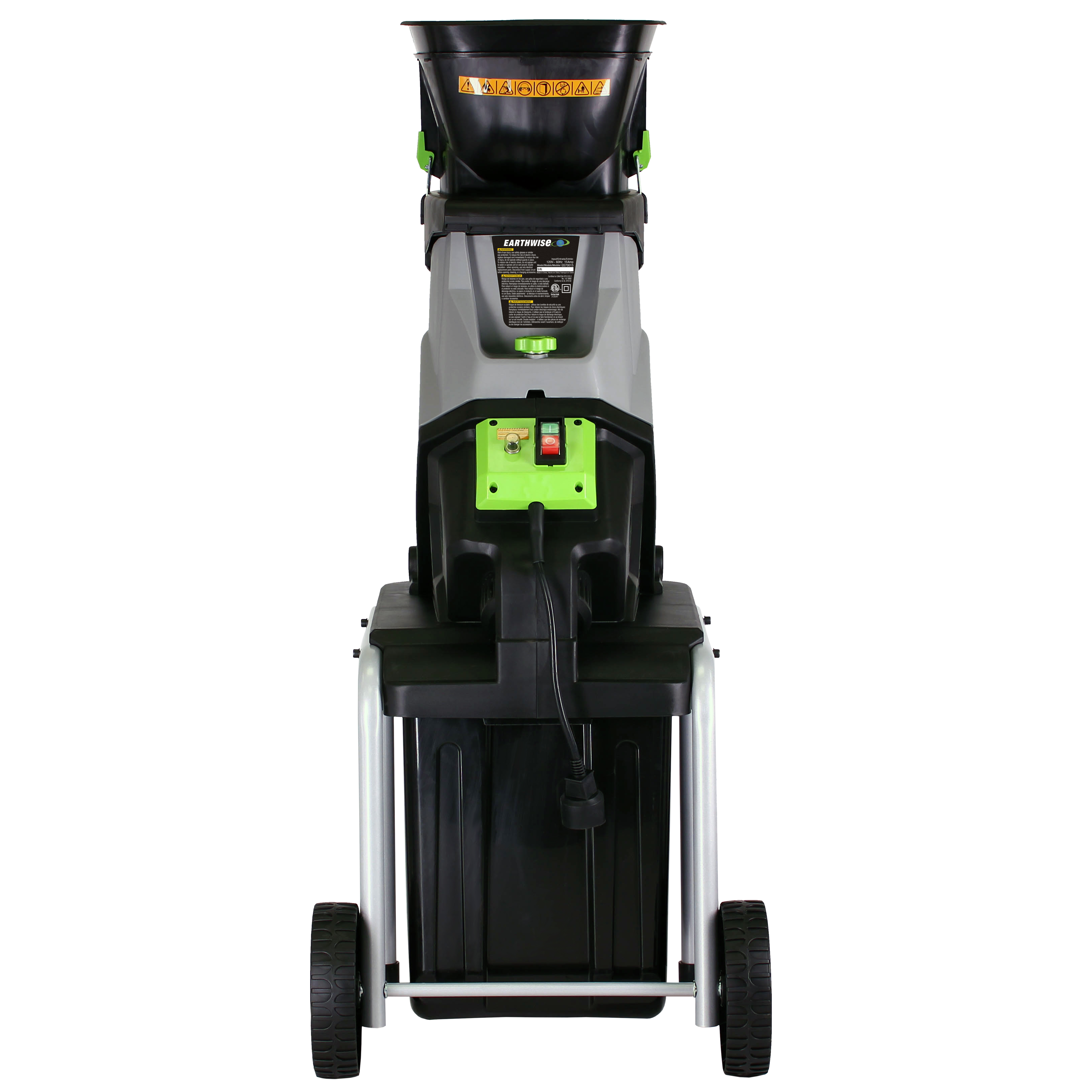 Earthwise GS70015 15-Amp Corded Electric Garden Chipper/Shredder with Collection Bin - image 4 of 7